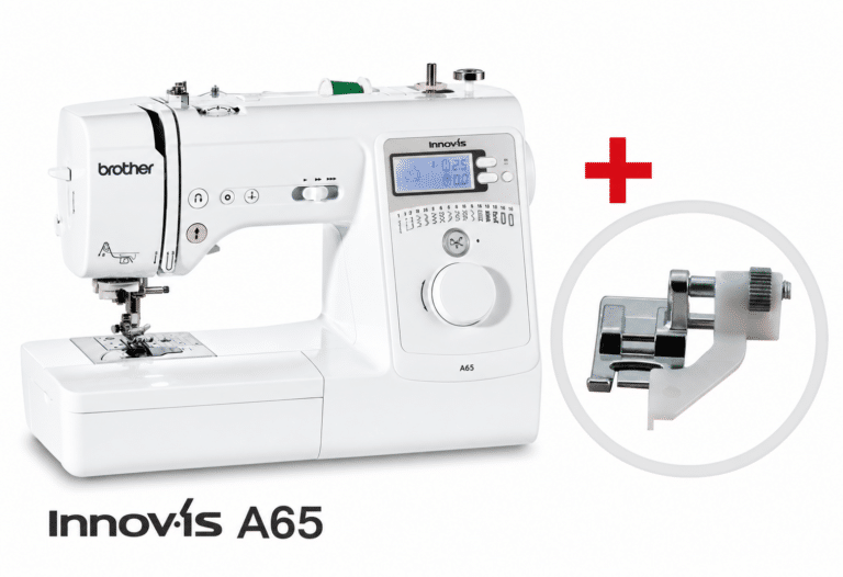 Brother A65 met gratis blindzoomvoet