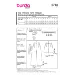 Burda patroon nr: 5718