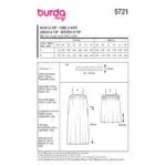 Burda patroon nr: 5721