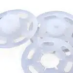 Prym Aannaaidrukknoop kunststof rond 21mm transparant - 6stuks