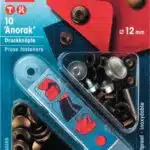 Prym Naaivrijdrukknoop anorak 12mm oudmessing - 10stuks