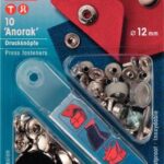 Prym Naaivrijdrukknoop anorak 12mm zilver - 10stuks