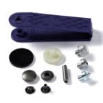 Prym Naaivrijdrukknoop anorak 15mm antraciet - 10stuks