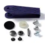 Prym Naaivrijdrukknoop anorak 15mm antraciet - 10stuks