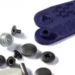 Prym Naaivrijdrukknoop anorak 15mm antraciet - 10stuks
