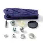 Prym Naaivrijdrukknoop anorak 15mm zilver - 10stuks