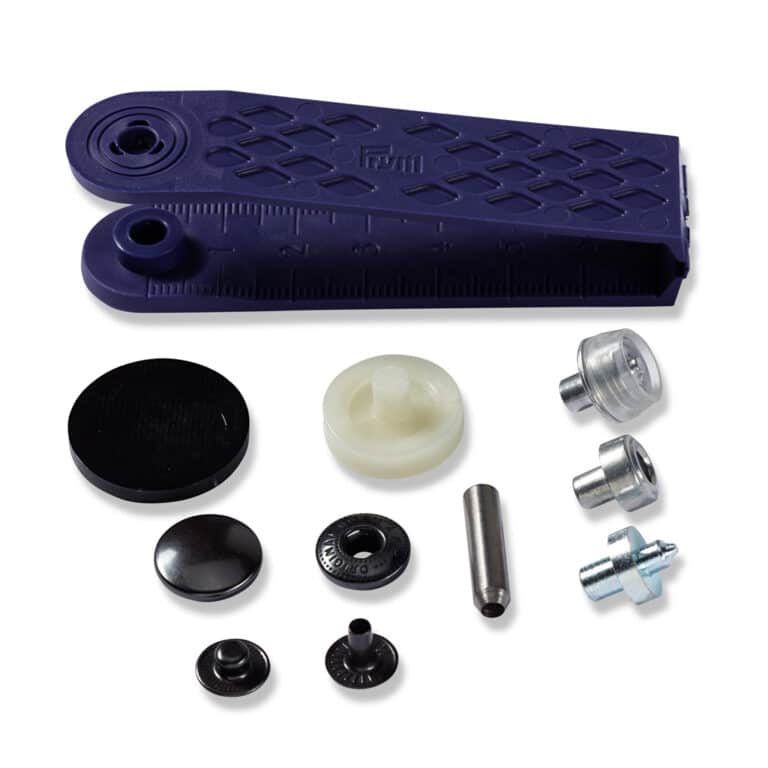 Prym Naaivrijdrukknoop anorak 15mm zwart - 10stuks