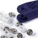Prym Naaivrijdrukknoop jersey tandring 10mm wit - 10stuks