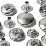 Prym Naaivrijdrukknoop navulling anorak 15mm zilver - 10stuks