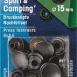 Prym Naaivrijdrukknoop navulling sport & camping 15mm brons - 10st