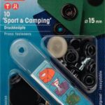 Prym Naaivrijdrukknoop sport camping 15mm brons - 10stuks