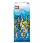 Prym professional borduurschaar ooievaar 9 cm verguld goud