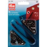Prym Ringen met schijven 4mm brons