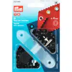 Prym Ringen met schijven 4mm zwart