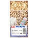 Prym Ringen met schijven 5mm goud 500 stuks