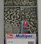 Prym Ringen met schijven 5mm zilver 500 stuks