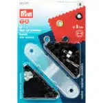 Prym Ringen met schijven 5mm zwart 40stuks