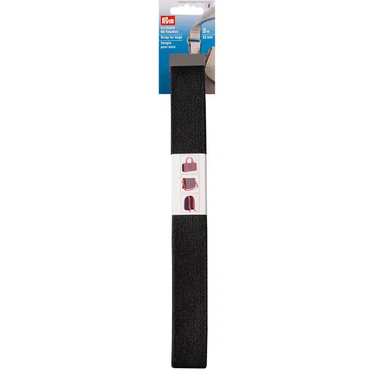 Prym tassenband 30mm x 3meter - Zwart