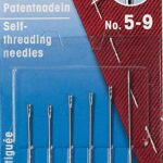 Prym zelfrijgende naalden assortiment nr.5-9 6stuks
