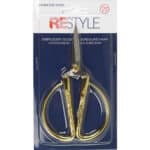 Restyle borduurschaar goud 13cm
