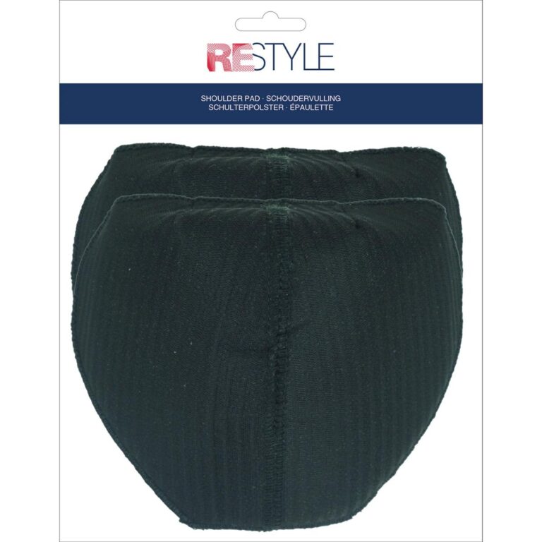 Restyle rechte schoudervulling 165x145x30mm - Zwart