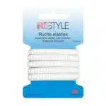 Restyle ruche elastiek 10 mm x 2 meter wit