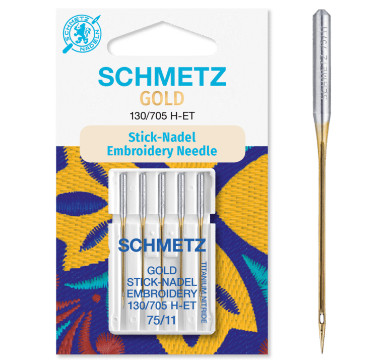 Schmetz Gold borduren 5 naalden 75