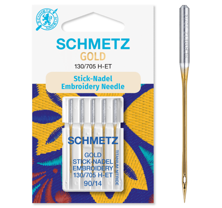 Schmetz Gold borduren 5 naalden 90