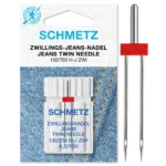 Schmetz Jeans tweeling 1 naald 4.0-100