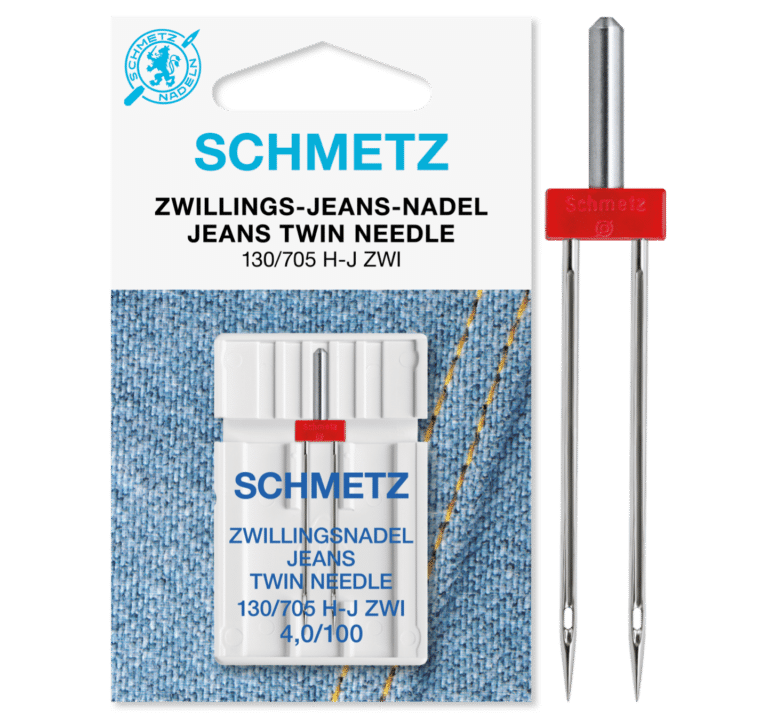 Schmetz Jeans tweeling 1 naald 4.0-100