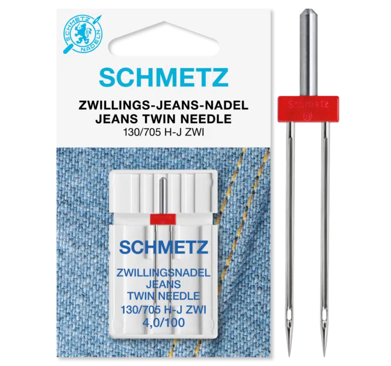 Schmetz Jeans tweeling 1 naald 4.0-100