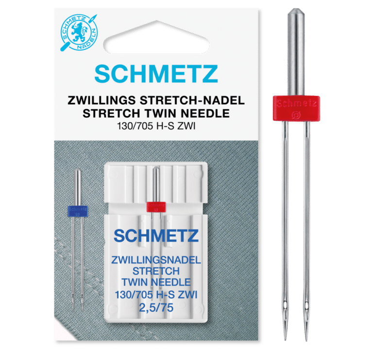 Schmetz Stretch tweeling 1 naald 2.5-75