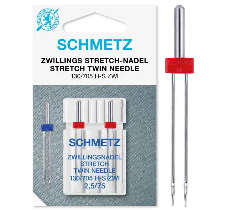 Schmetz Stretch tweeling 2 naalden 2.5-75