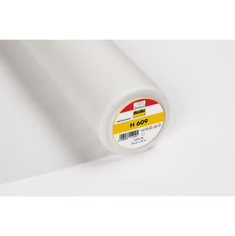 Vlieseline Tussenvoering H609 bi-elastisch 75cm wit