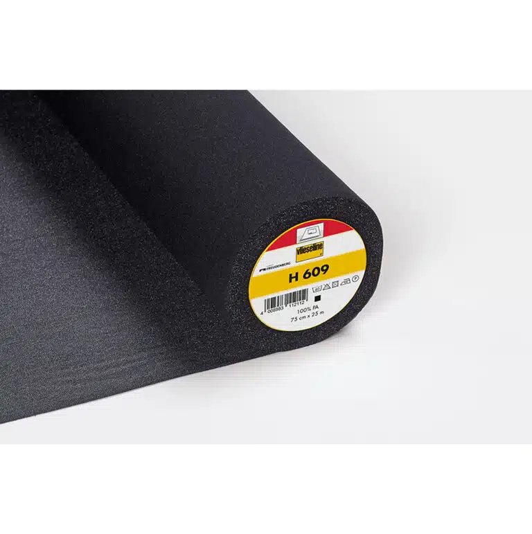 Vlieseline Tussenvoering H609 bi-elastisch 75cm zwart