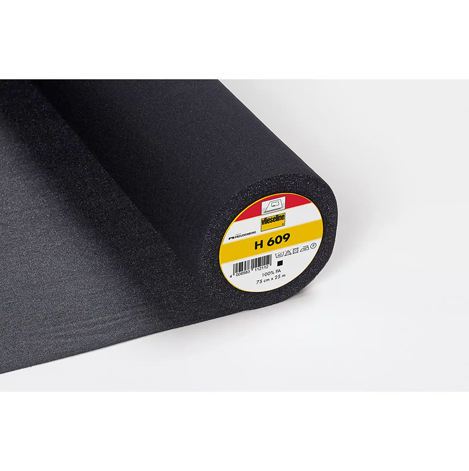 Vlieseline Tussenvoering H609 bi-elastisch 75cm zwart