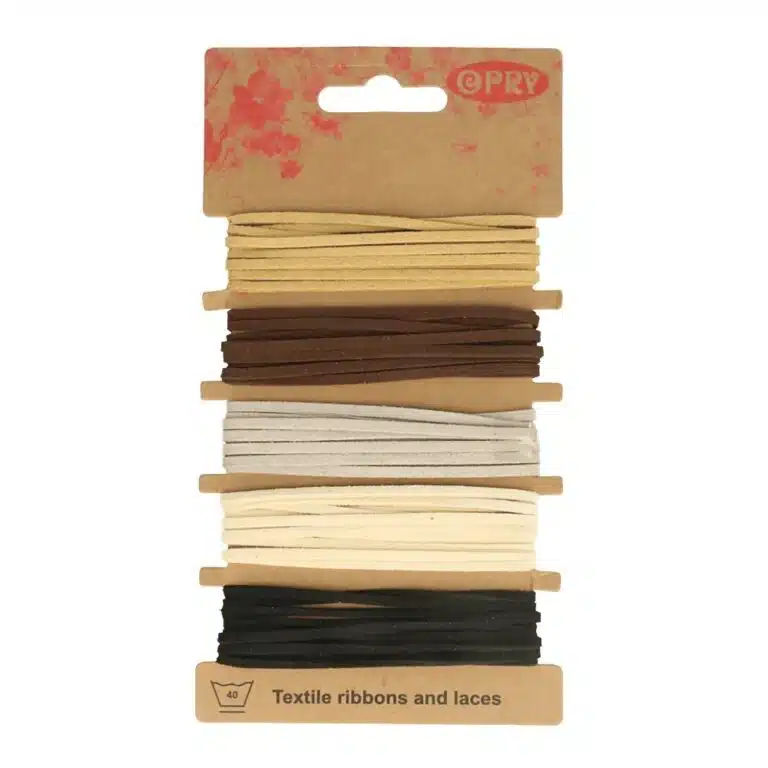 Opry suede bandjes 5x 1 meter