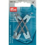 Prym Babyveiligheidsspeld roestvrij staal 55mm blauw - 4stuks