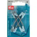 Prym Babyveiligheidsspeld roestvrij staal 55mm blauw - 4stuks