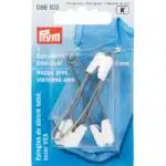 Prym Babyveiligheidsspeld roestvrij staal 55mm wit - 4stuks