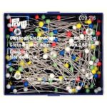 Prym Glaskopspelden assortiment 0.60x30mm zilver 20gram