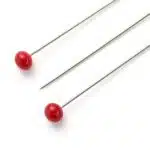 Prym super fine glaskopspelden verenstaaldraad 35x0,40mm rood 5gram