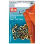 Prym Veiligheidsspelden 27mm goud - 12stuks