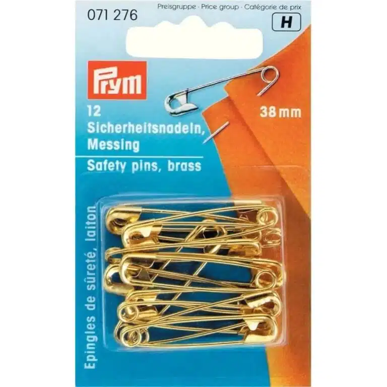 Prym Veiligheidsspelden 38mm goud - 12stuks
