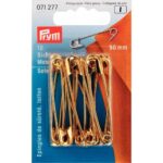 Prym Veiligheidsspelden 50mm goud - 12stuks