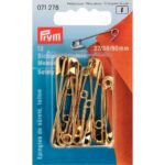 Prym Veiligheidsspelden assortiment 27-38-50mm goud - 12stuks