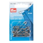 Prym Veiligheidsspelden staal 34mm zilver - 16stuks