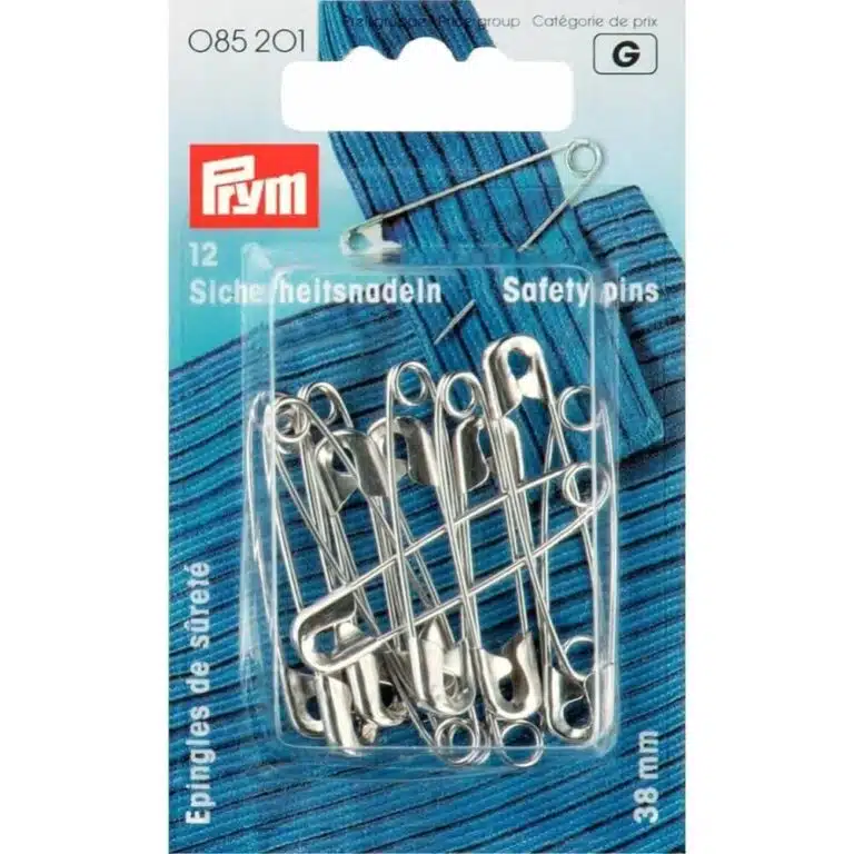 Prym Veiligheidsspelden staal 38mm zilver - 12stuks
