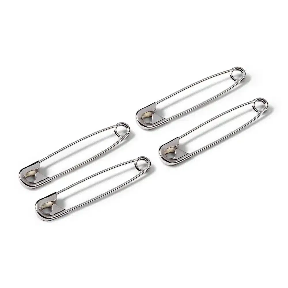Prym Veiligheidsspelden staal 50mm zilver - 12stuks
