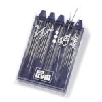 Prym borduur- en parelnaalden assortiment zilver 25stuks